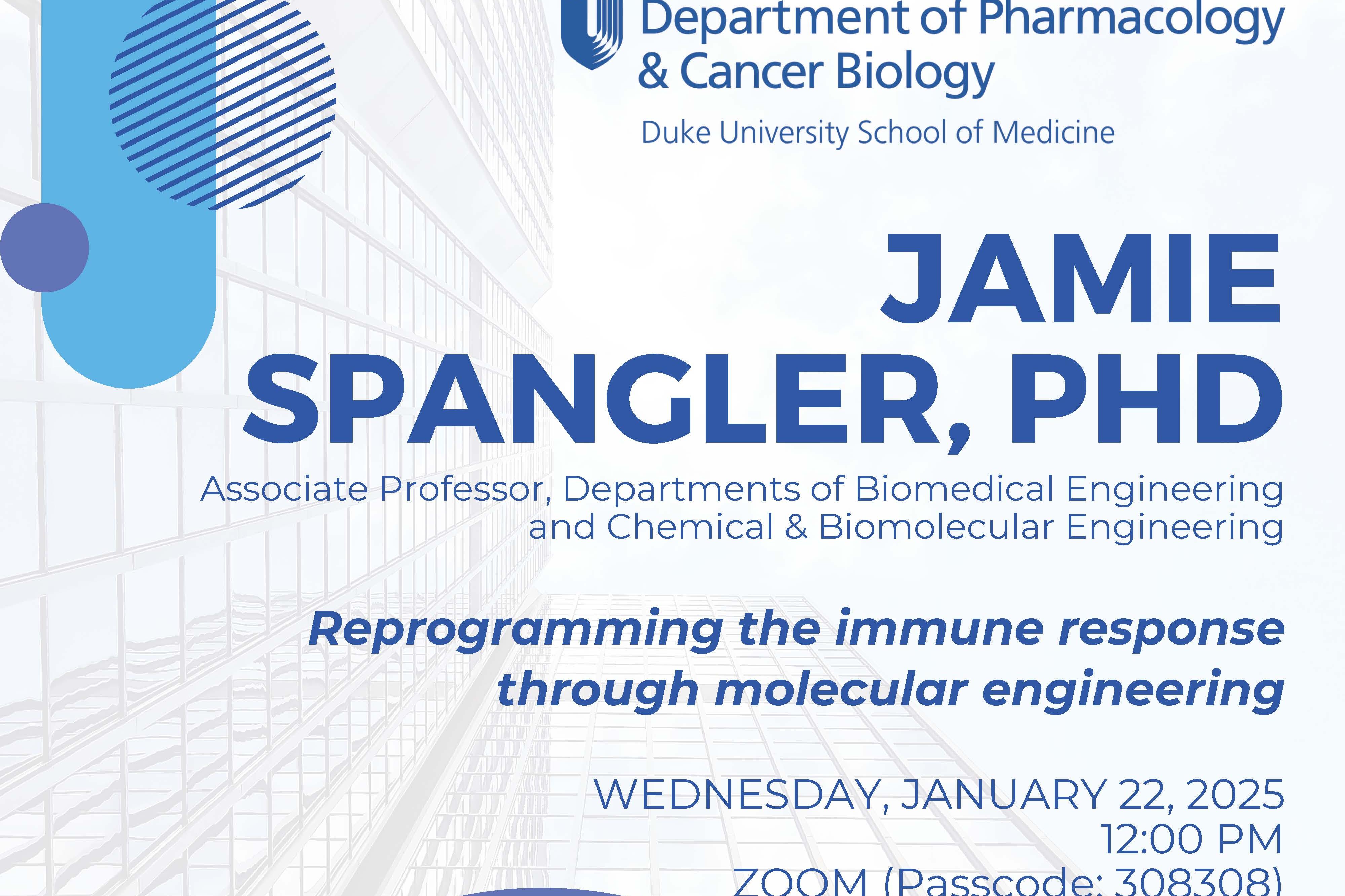 Jamie Spangler, PhD 012225 flyer